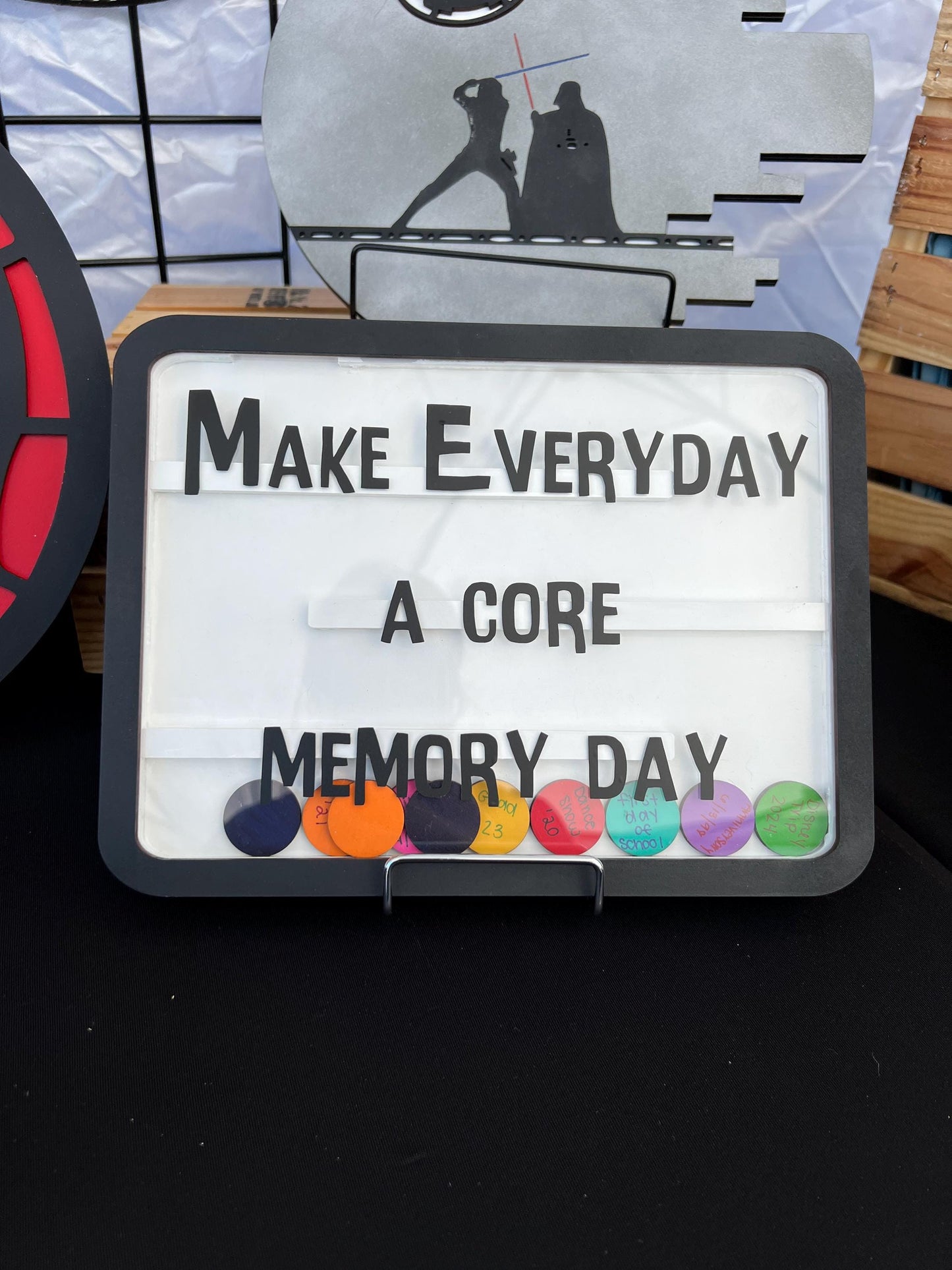 Inside Out Core Memories Sign