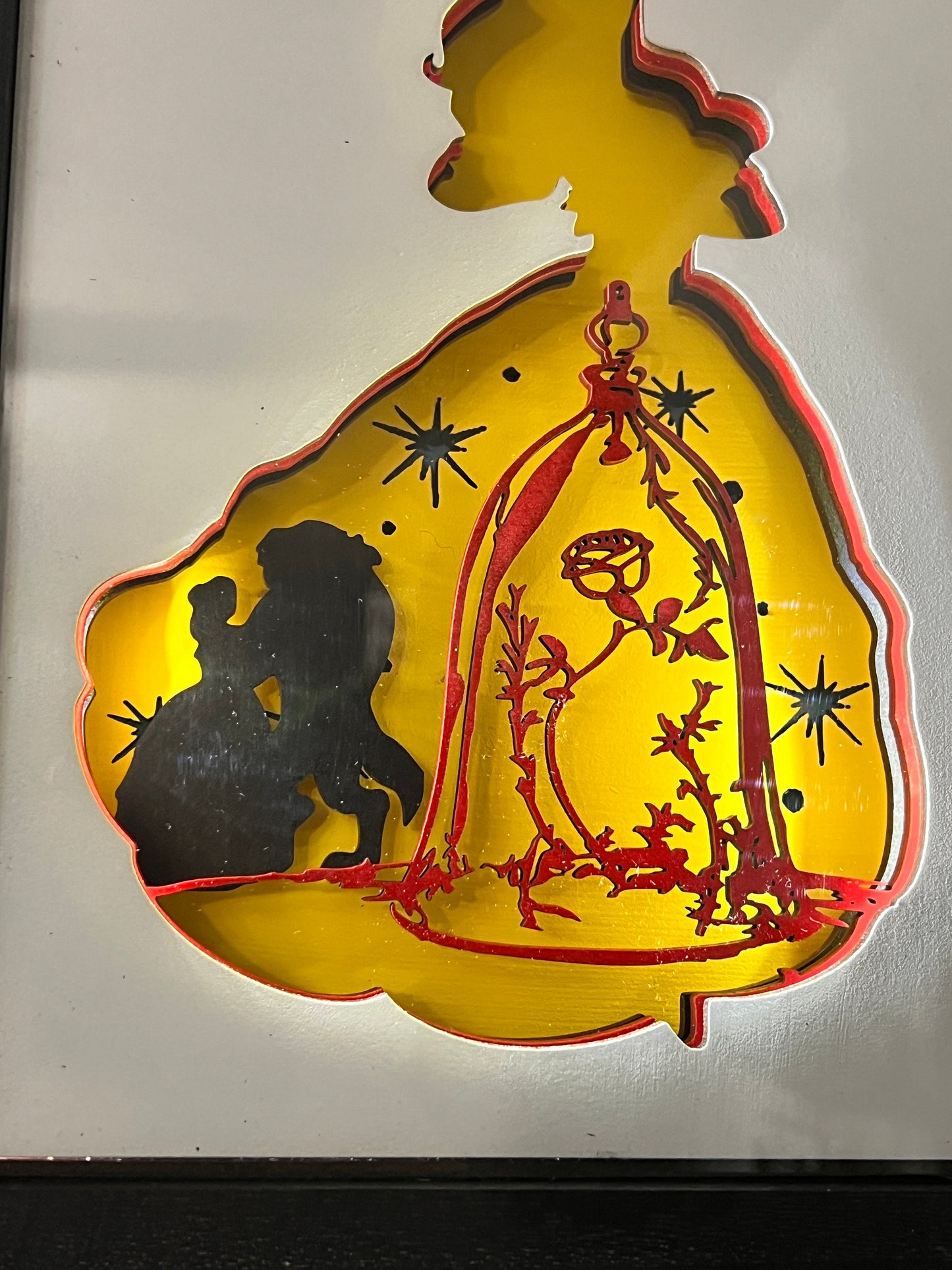 Beauty and the Beast Layered SVG