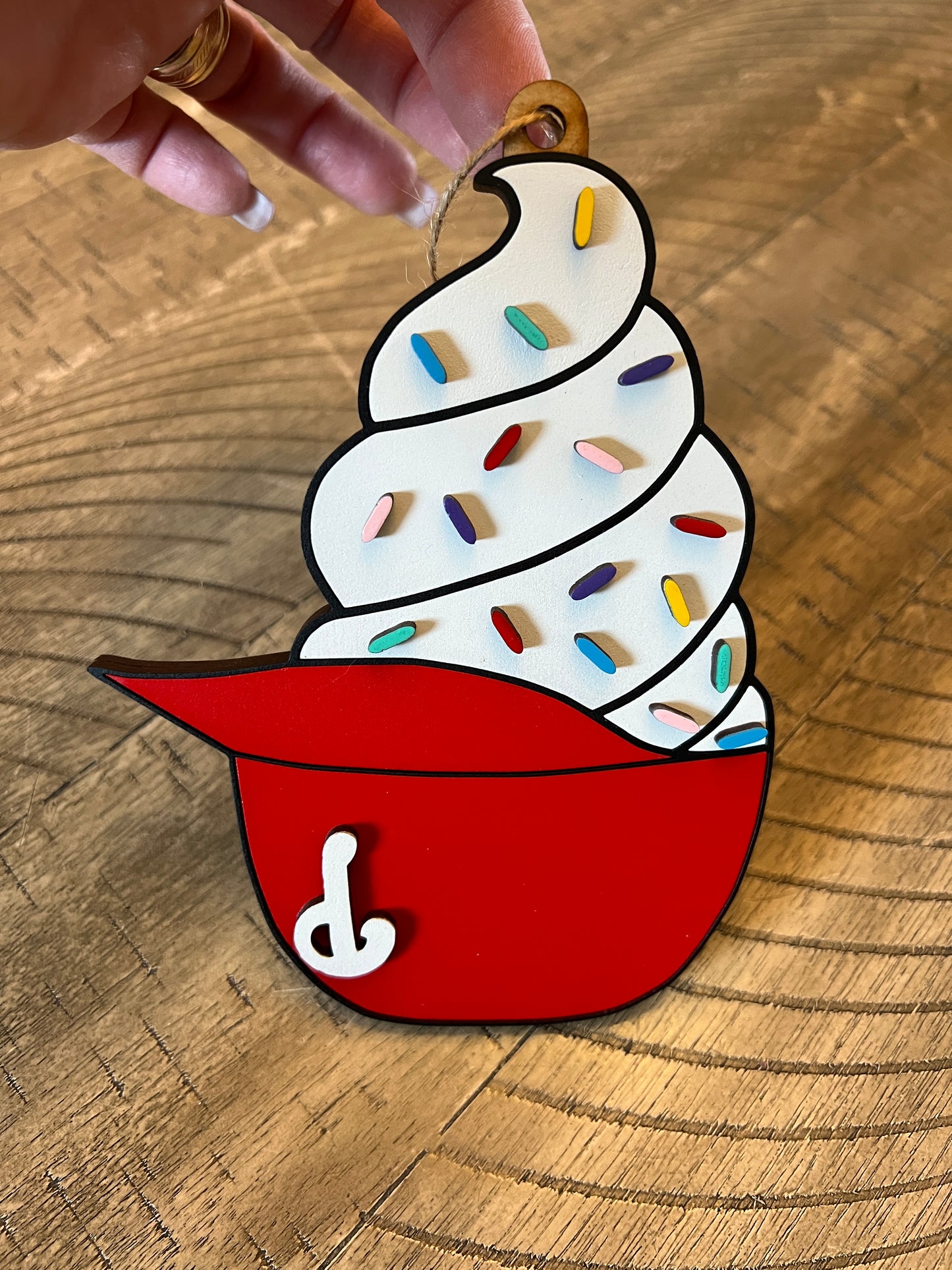 Phillies Ice Cream Ornament