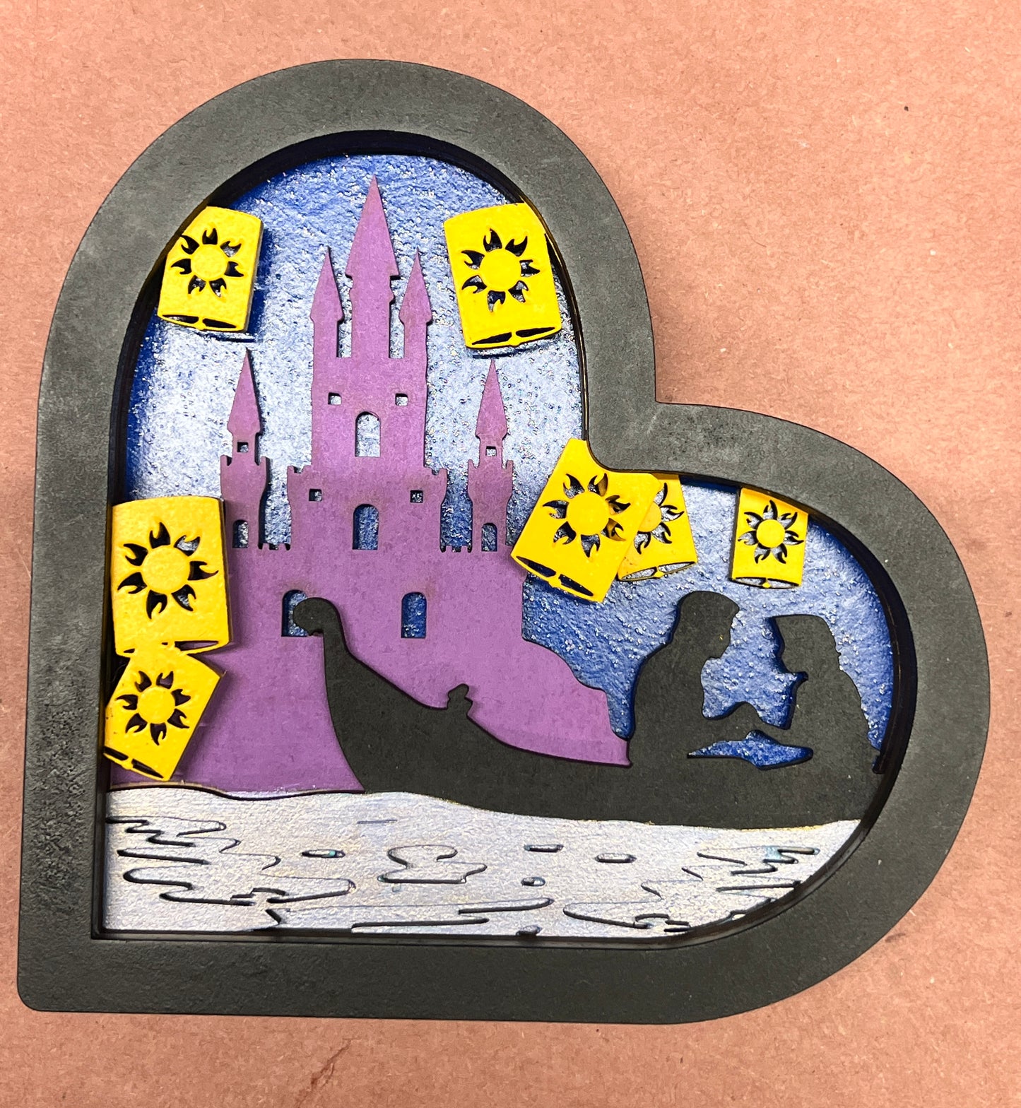 3D Disney Heart Signs