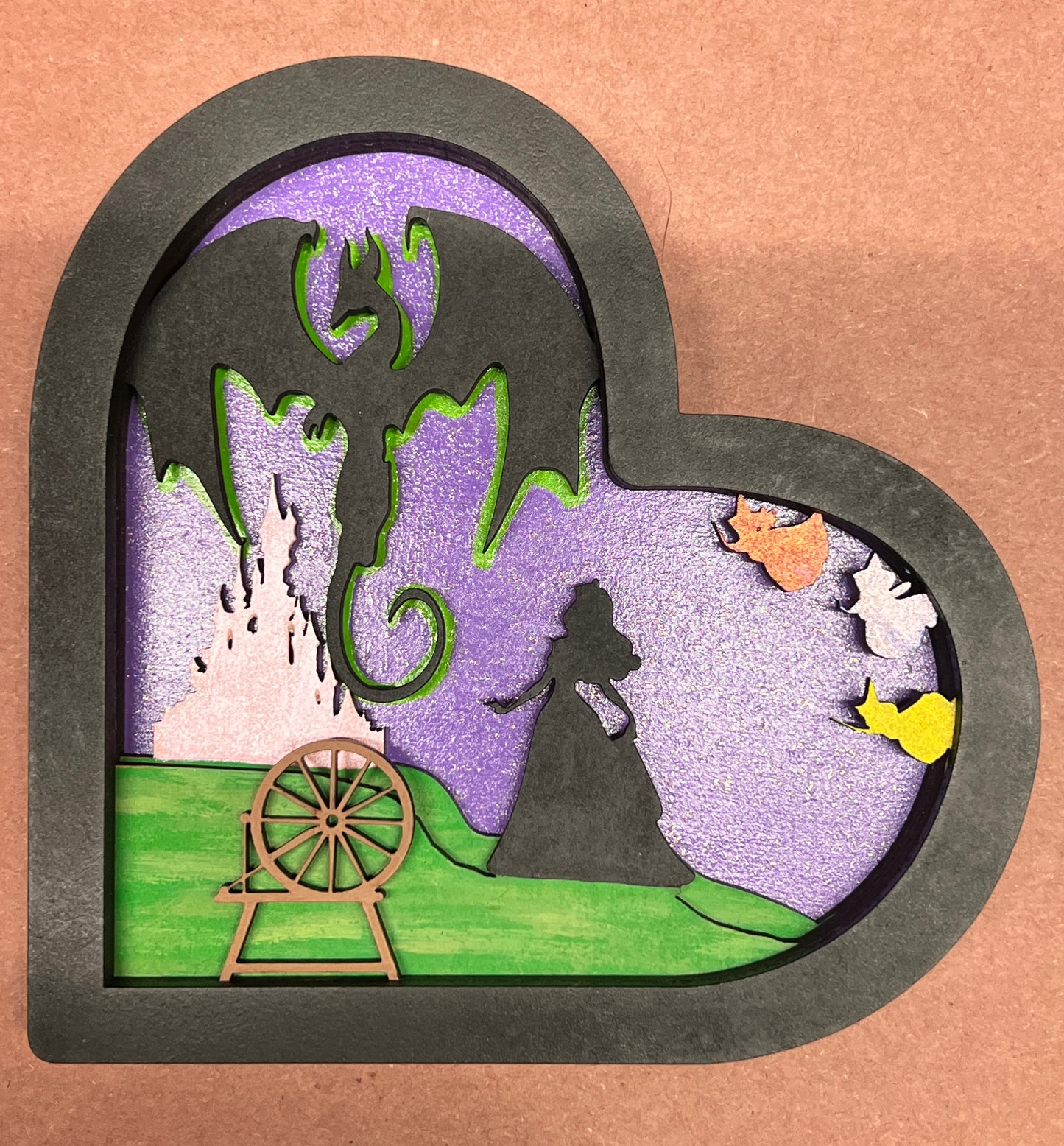 3D Disney Heart Signs