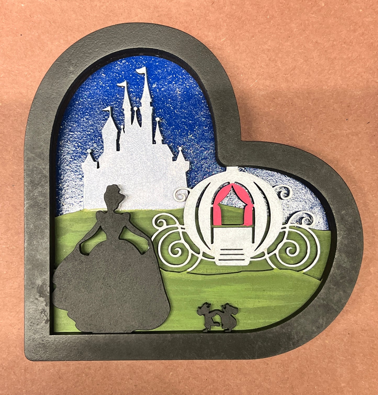 3D Disney Heart Signs
