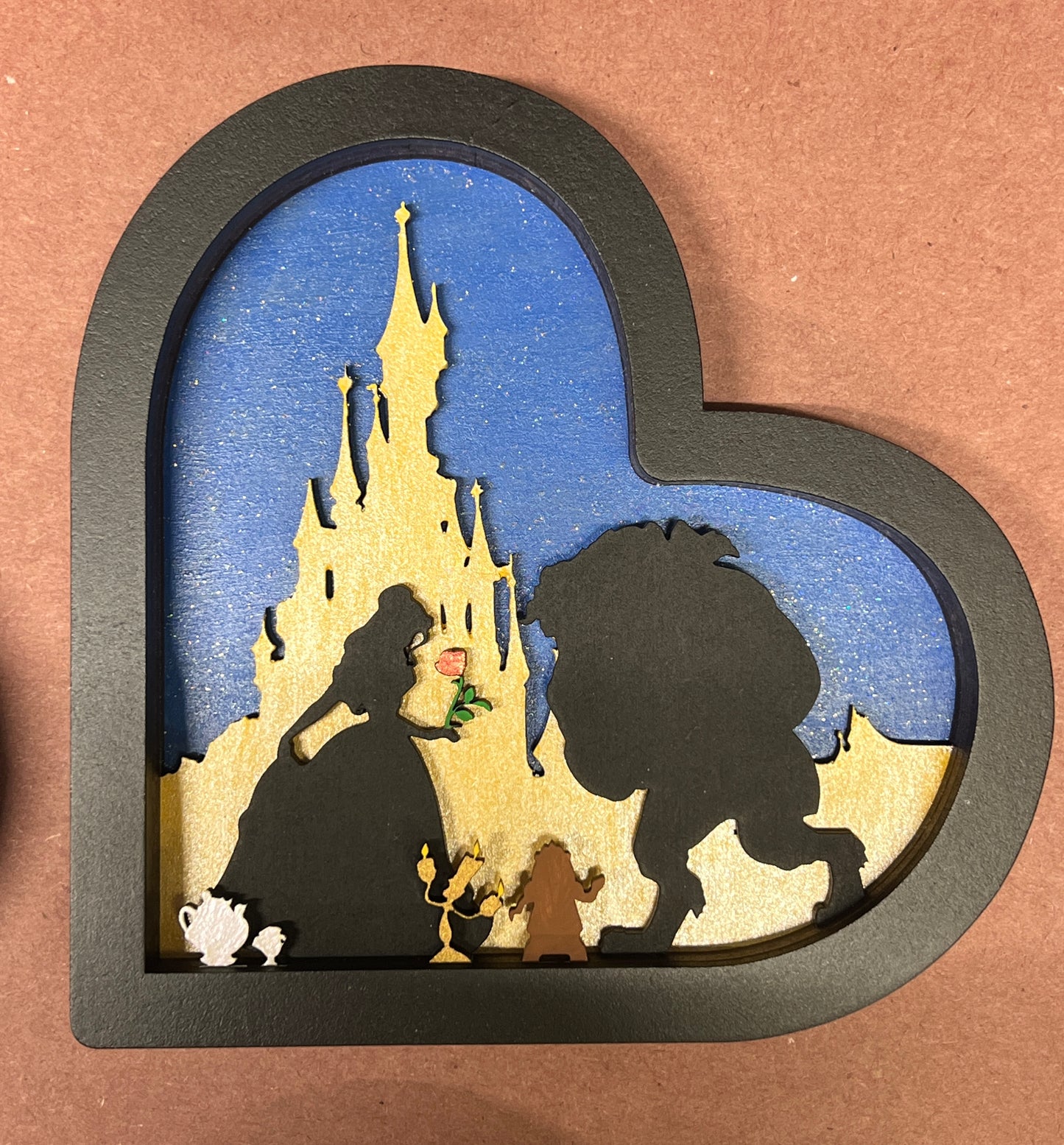 3D Disney Heart Signs
