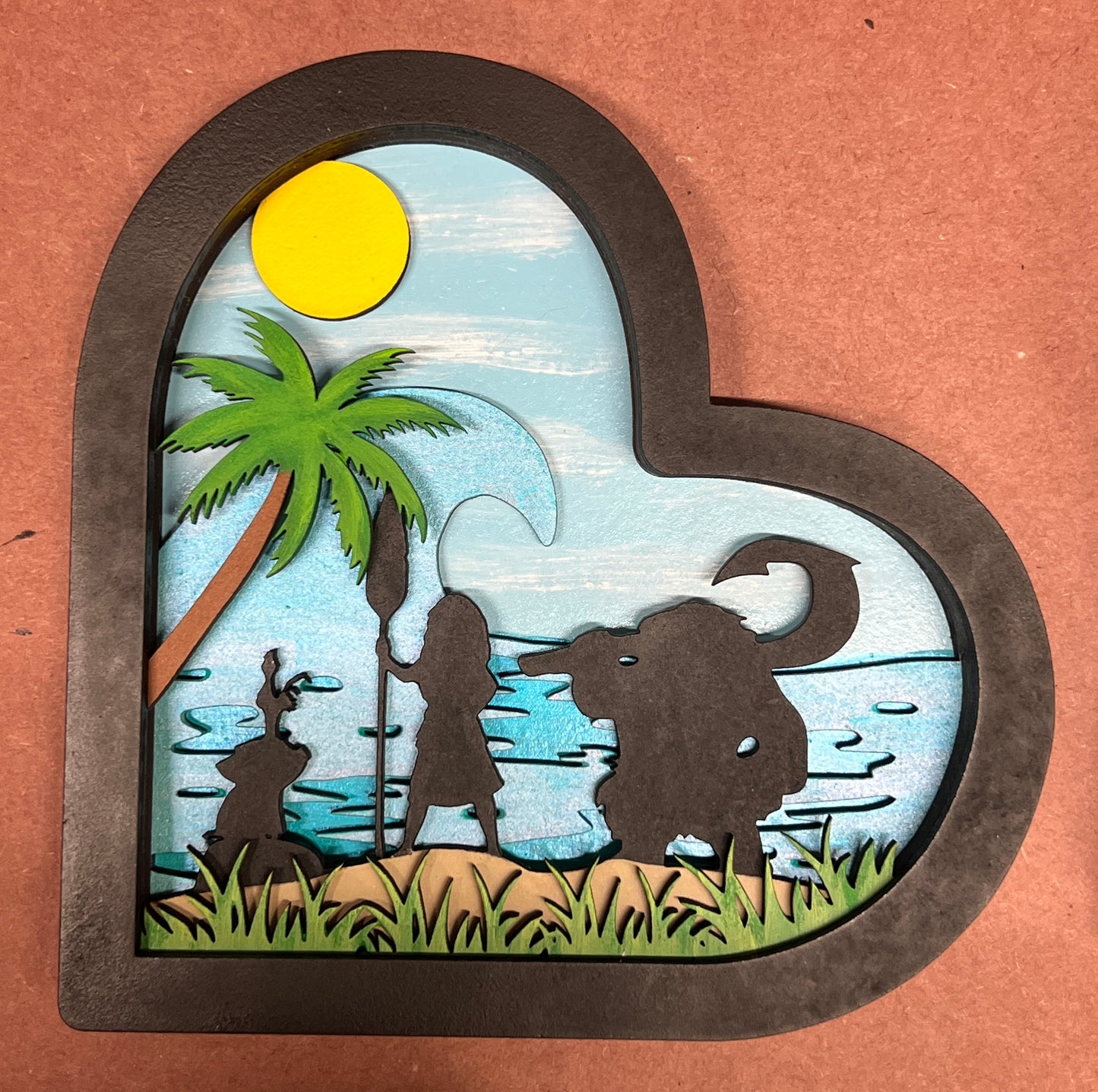 3D Disney Heart Signs