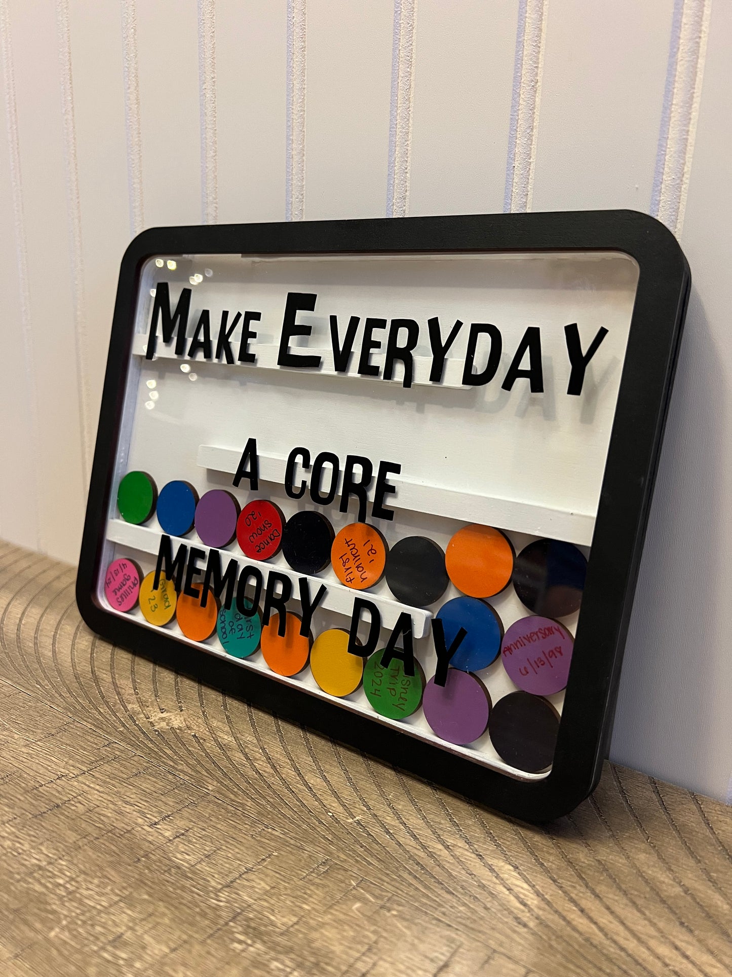 Inside Out Core Memories Sign