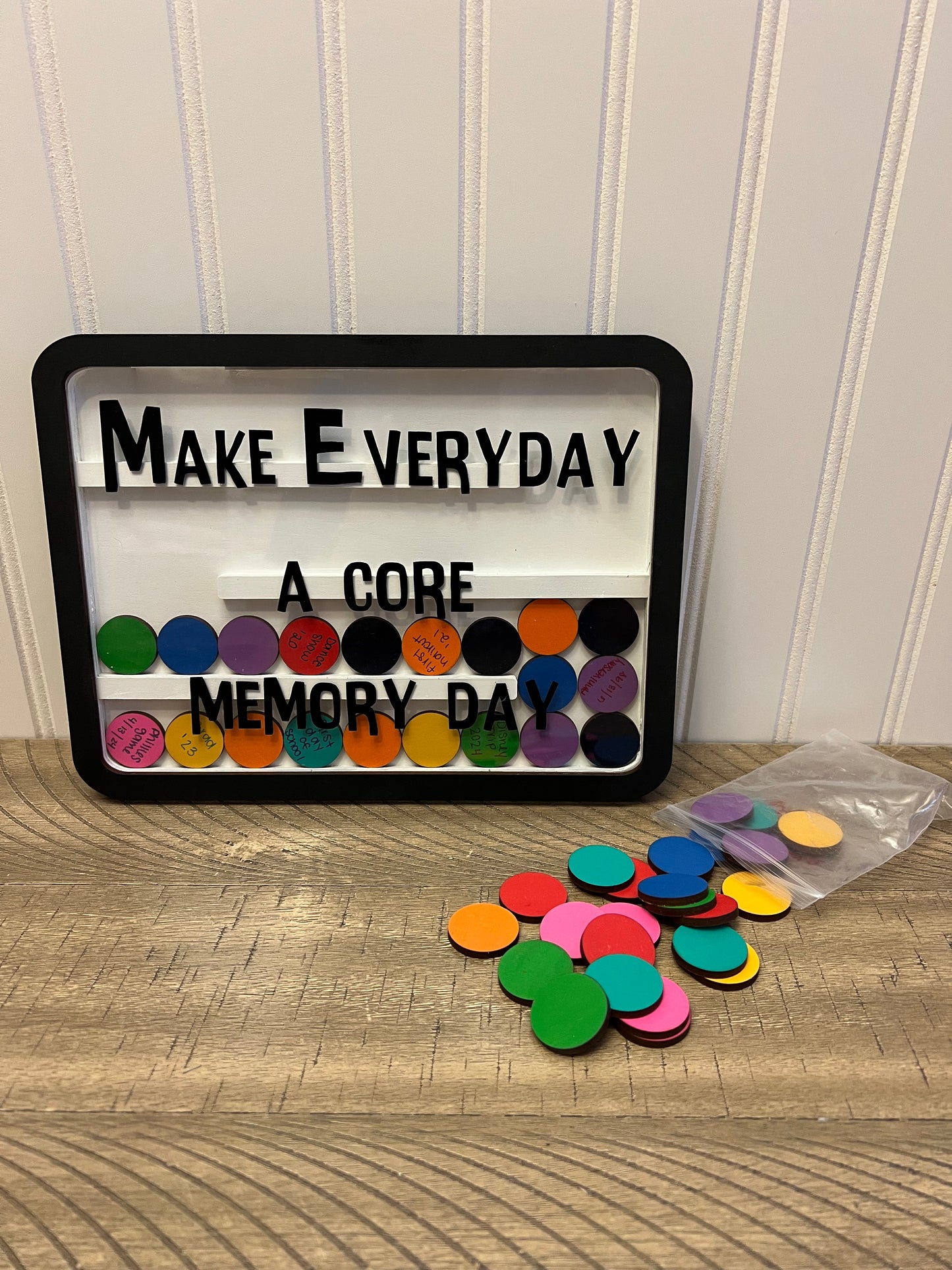 Inside Out Core Memories Sign