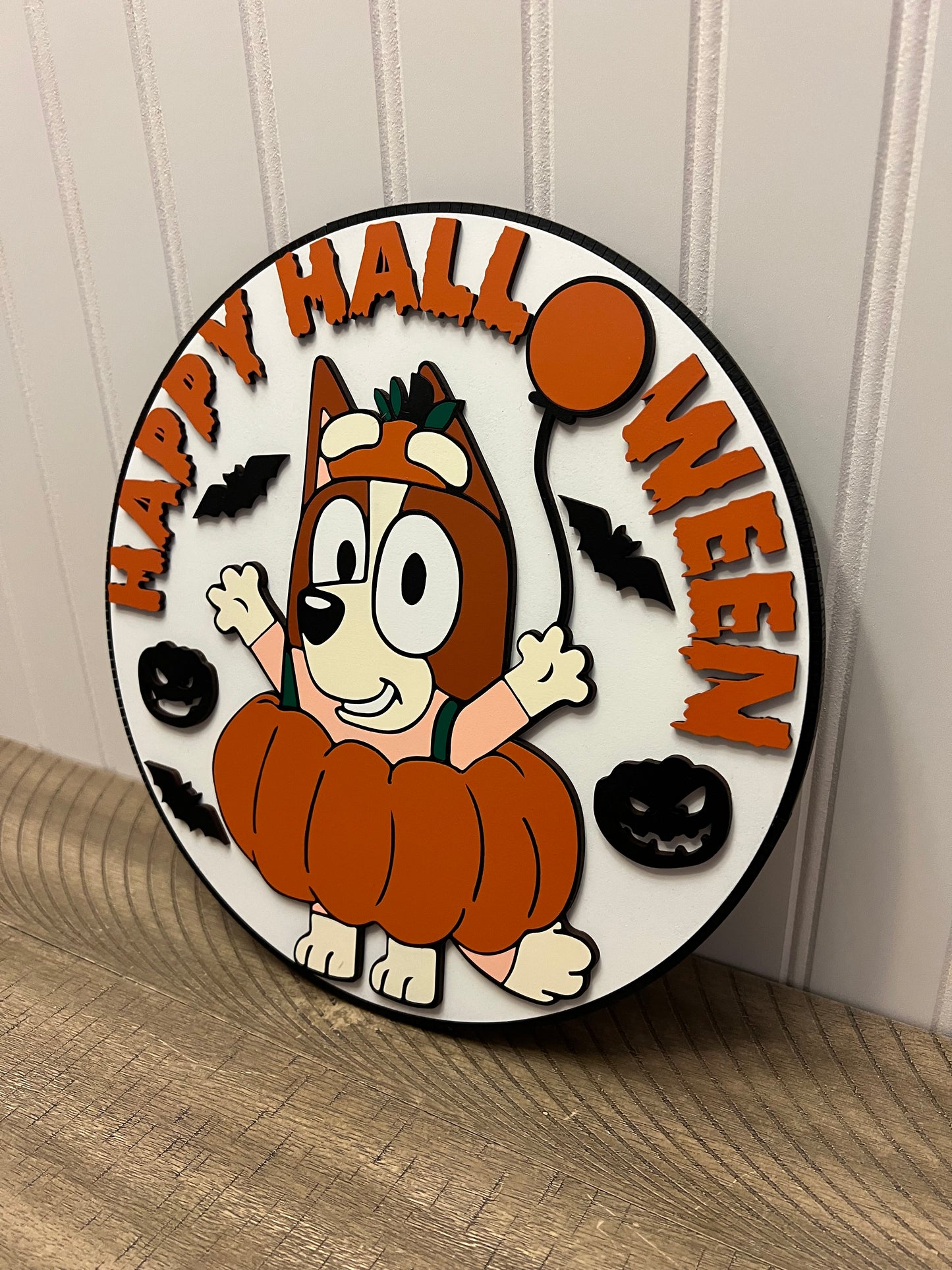Bluey/Bingo Halloween Sign