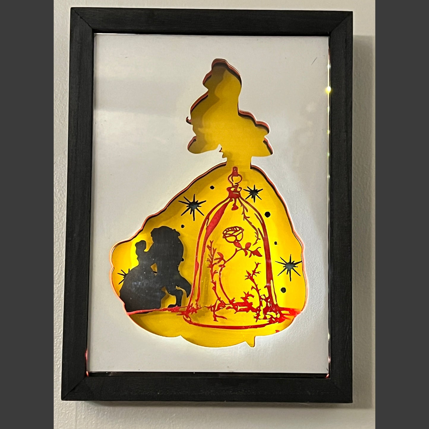 Beauty and the Beast Layered SVG