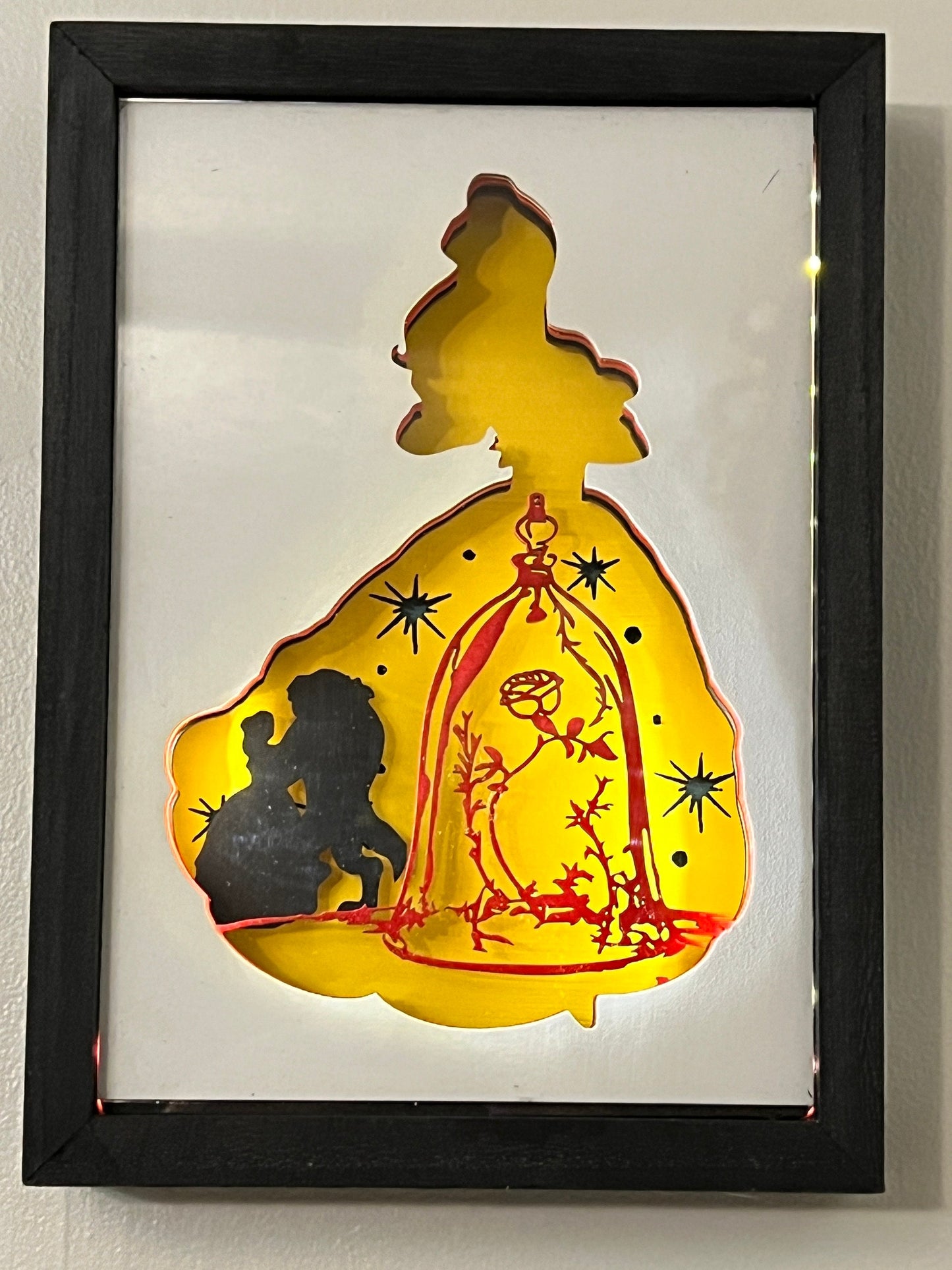 Beauty and the Beast Layered SVG