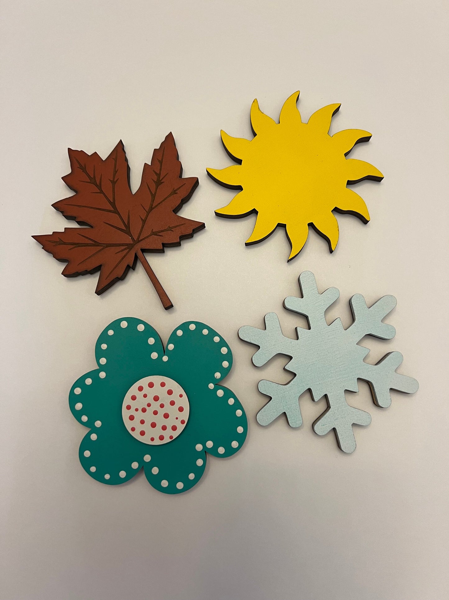 3D Wood Magnets
