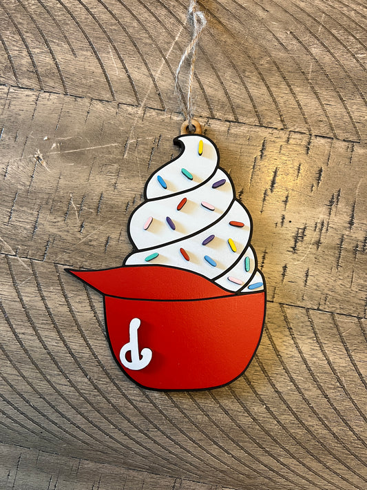 Phillies Ice Cream Ornament