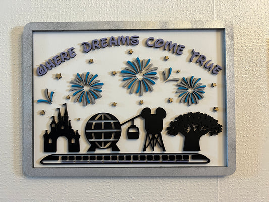 Where Dreams Come True - Disney Sign
