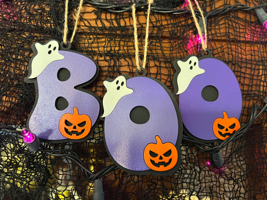 Halloween Letter Ornaments