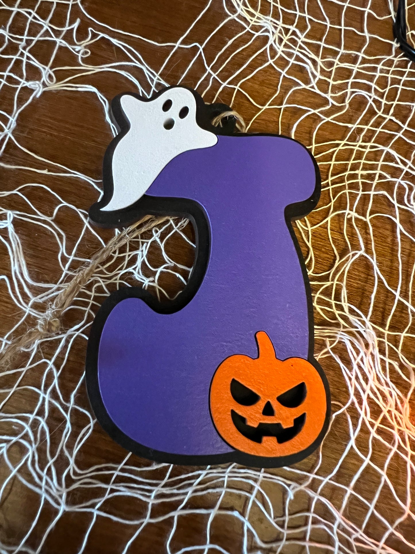 Halloween Letter Ornaments