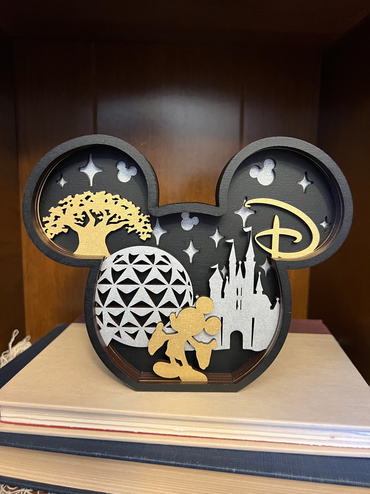 Disney Parks Shelf Sign