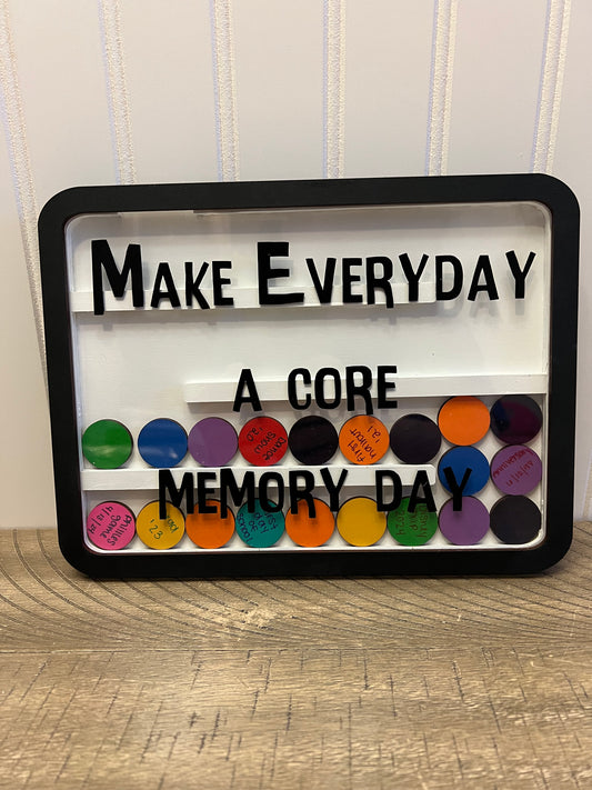Inside Out Core Memories Sign