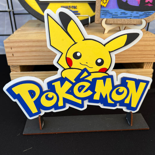 Pokemon Desk/Shelf Sign